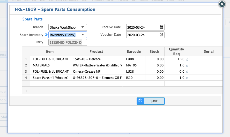 installation and setup of budget module